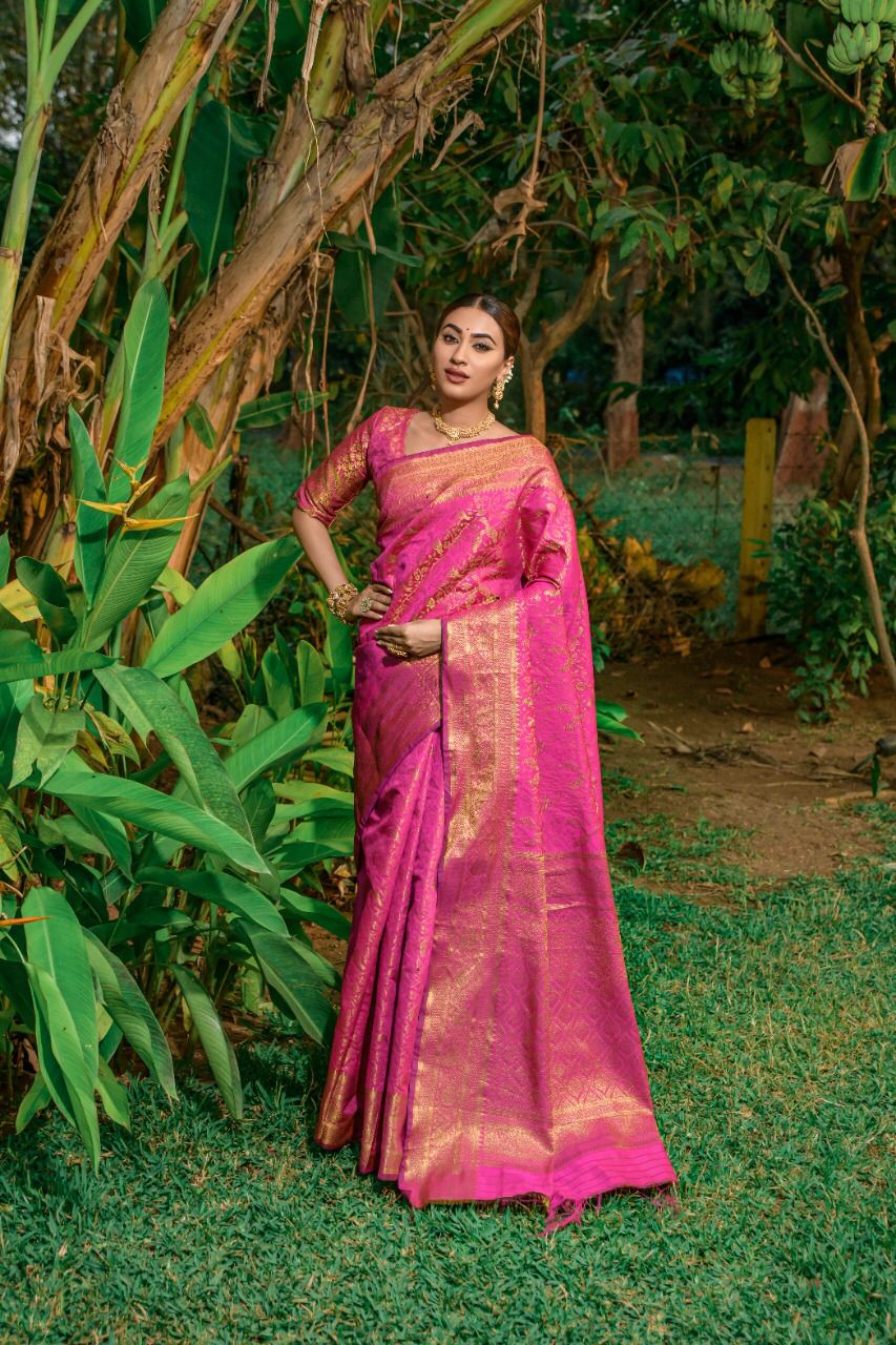 Mandakini Silk 3 Lichi Silk Designer Sarees Catalog